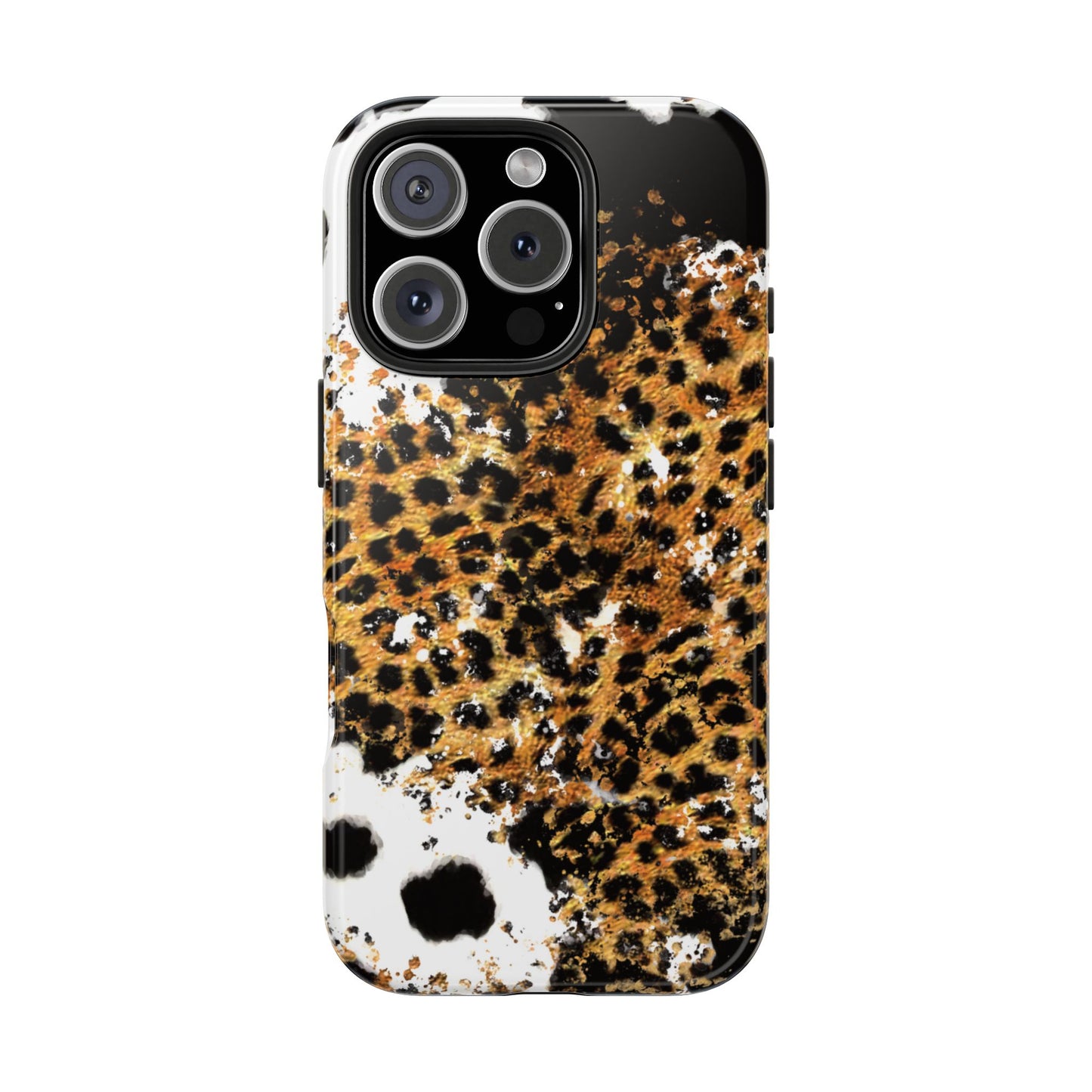 Bold Leopard Ink Splash - iPhone Series Case