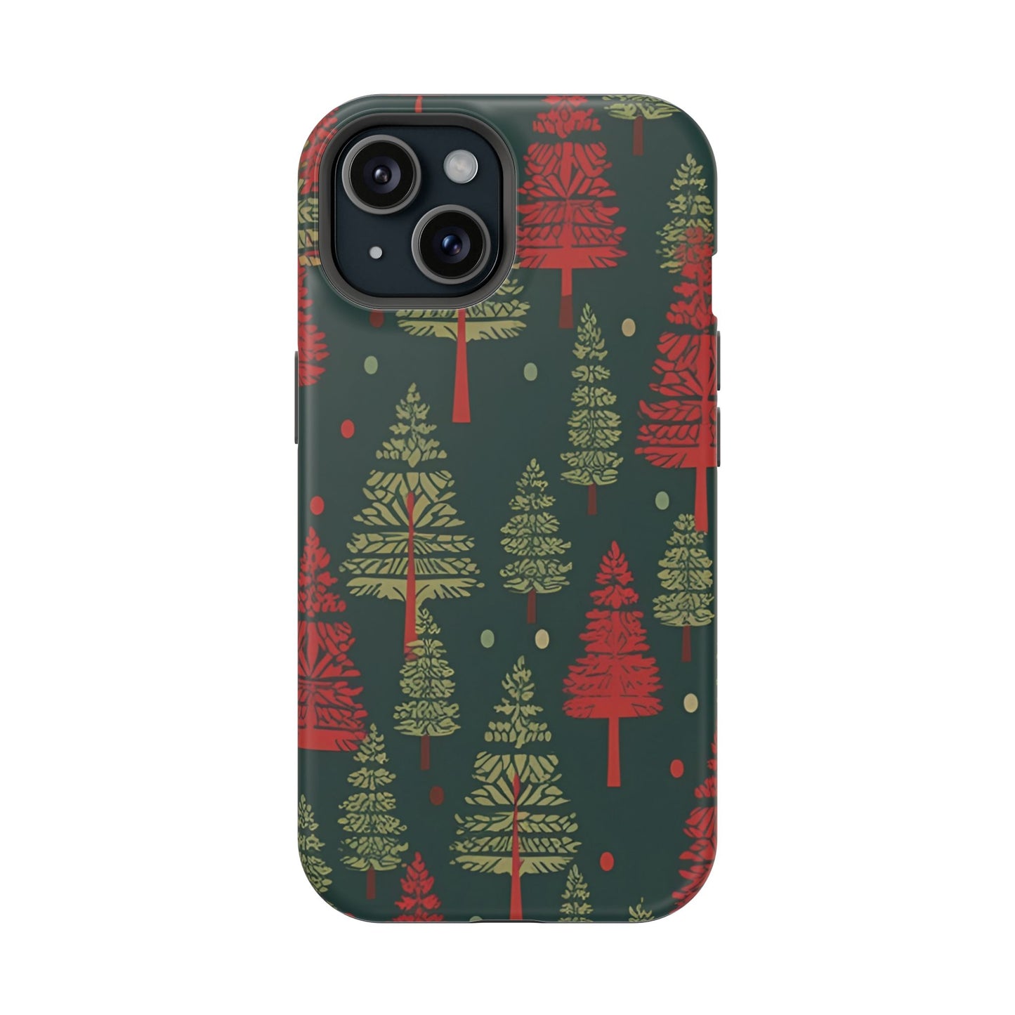 Retro Christmas Trees Pattern -  MagSafe iPhone Series Case