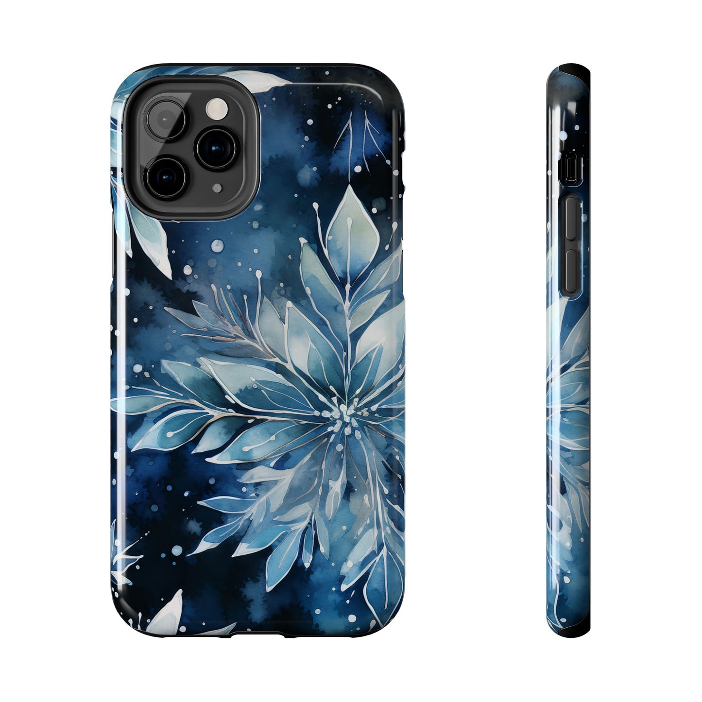 Winter’s Embrace – Blue Snowflake Samsung Galaxy Case