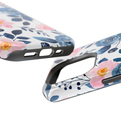 Pastel Garden Charm – MagSafe Case with Soft Watercolor Floral Print