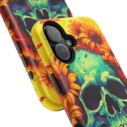 Sun Kissed Skull MagSafe iPhone Case