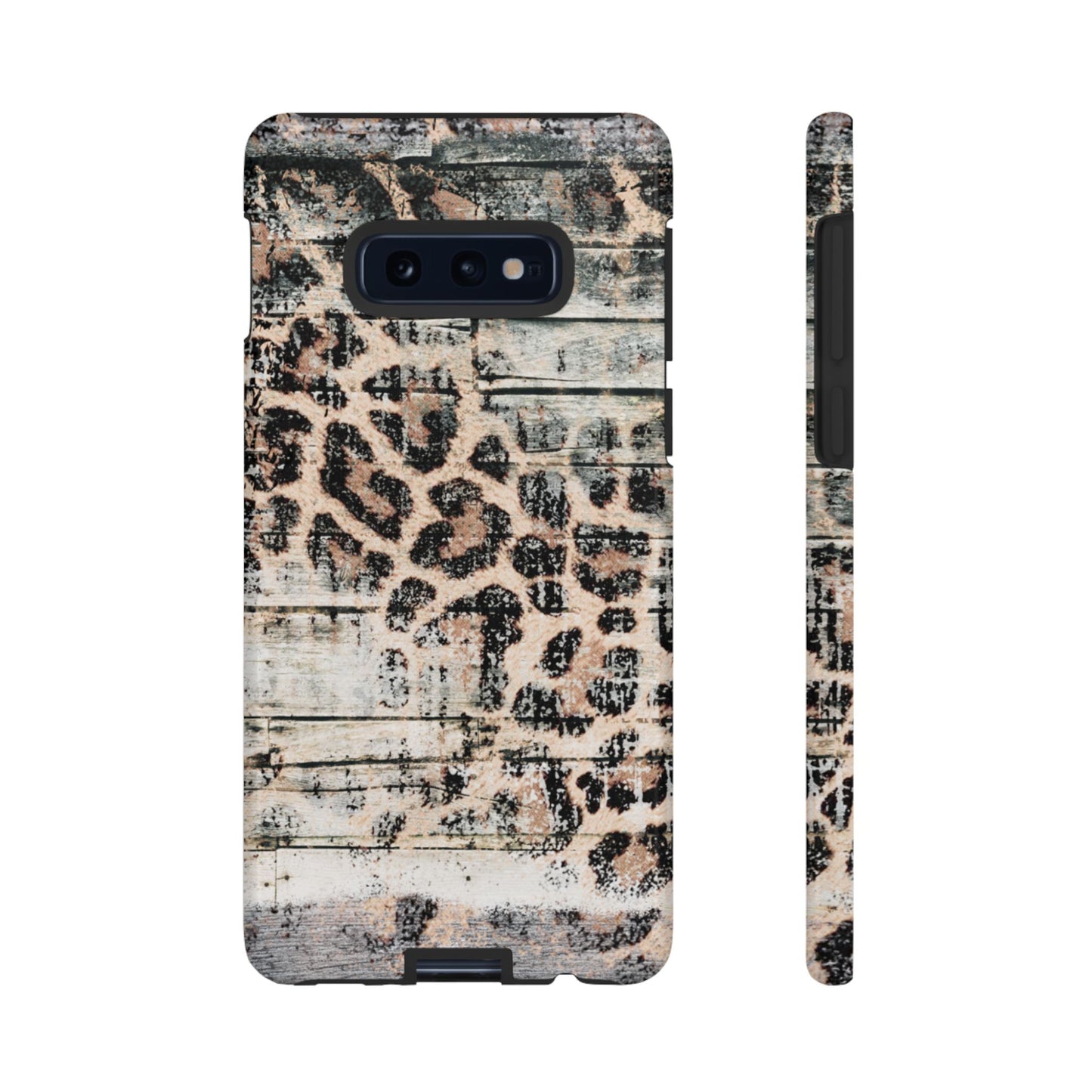 Rustic Leopard Wood Print - iPhone Series Case