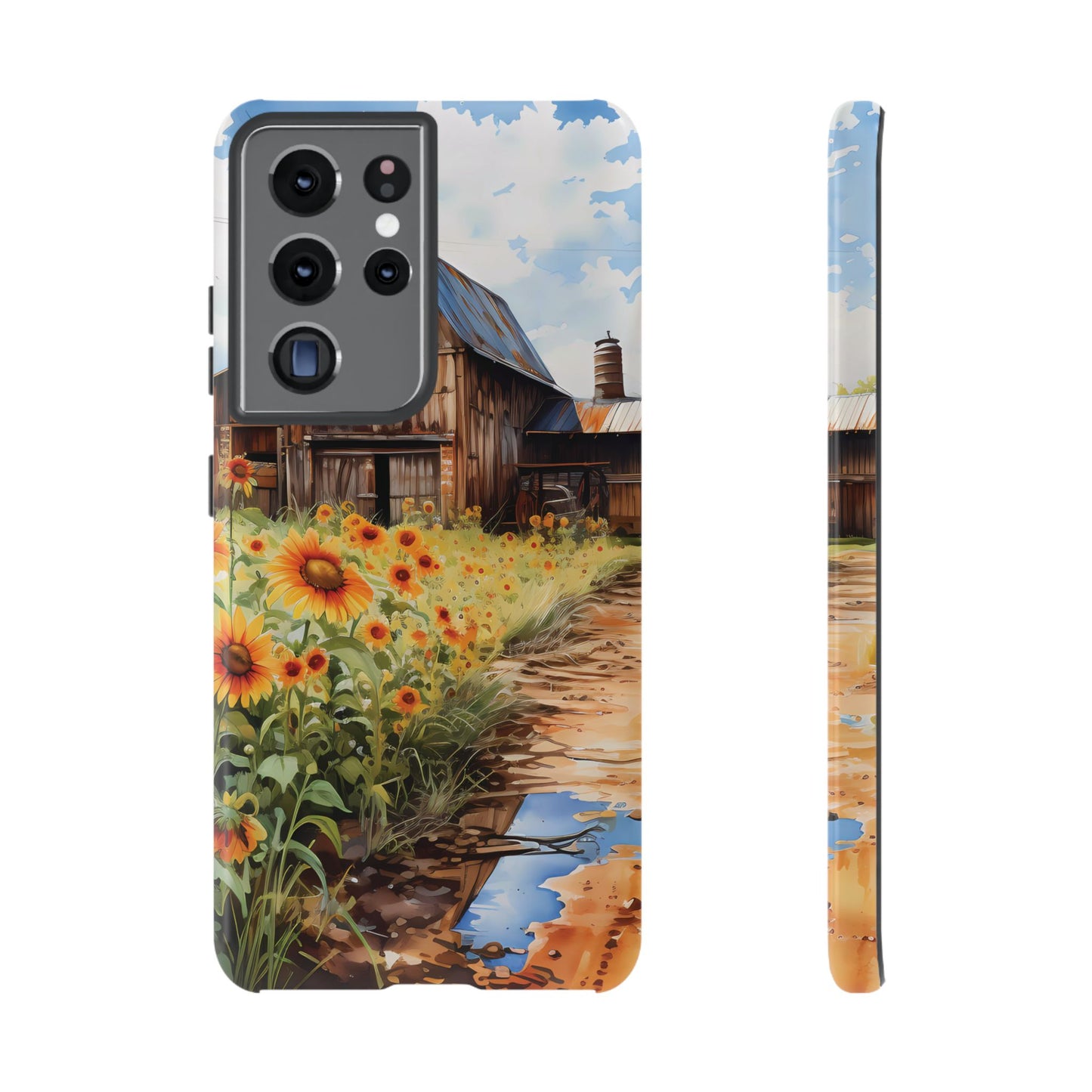 Sunflower iPhone Case  Rustic Farm Style