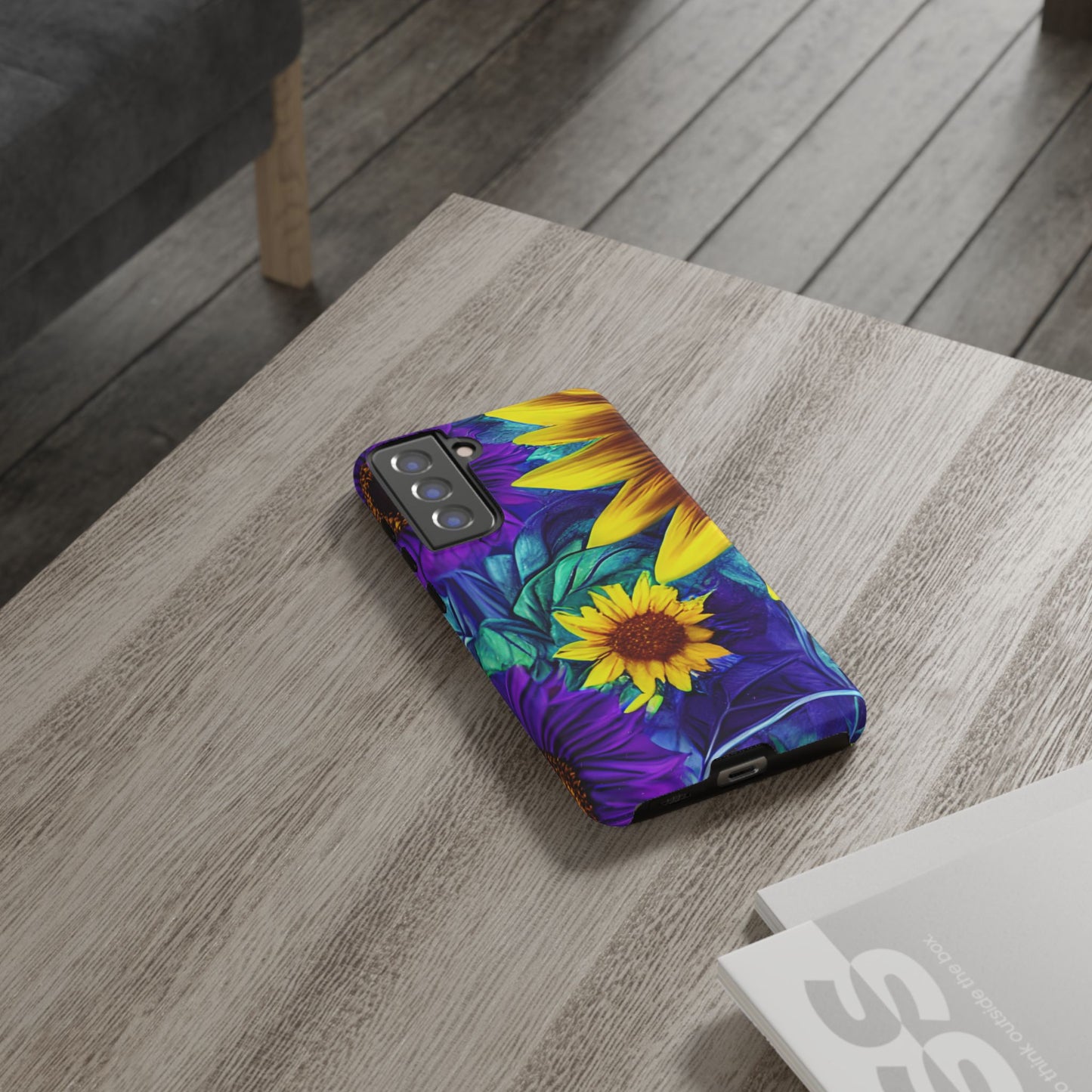 Purple & Gold Sunflower Dream - Samsung Galaxy Series Case