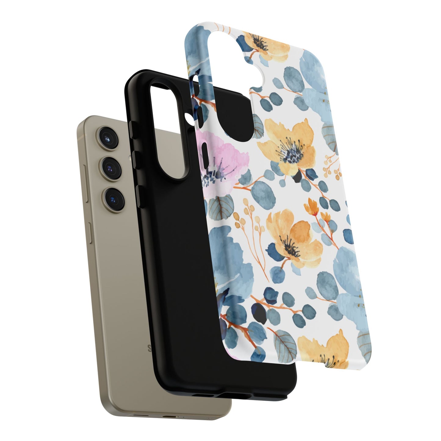 Spring Radiance – Samsung Galaxy Case with Bold Watercolor Florals