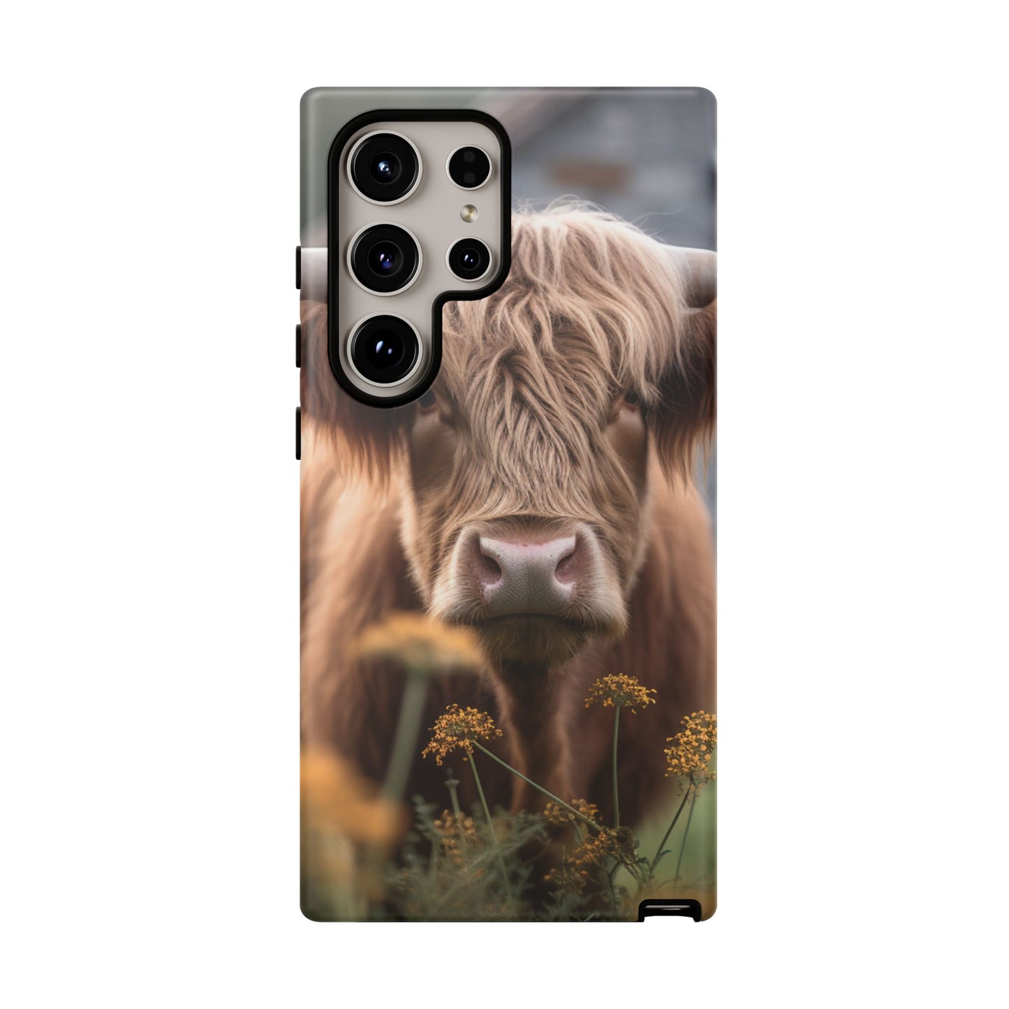 Highland Cow Phone Case | Custom Farmhouse | 10-foot Drop Protection