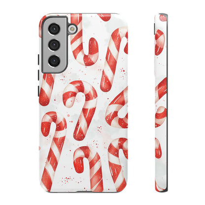 Festive Candy Cane Delight - Samsung Galaxy Series Case
