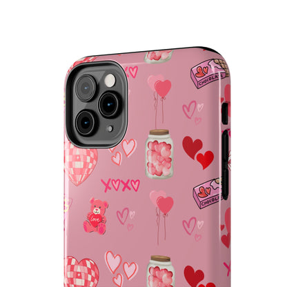 Pink Valentine Love Collage – iPhone Case