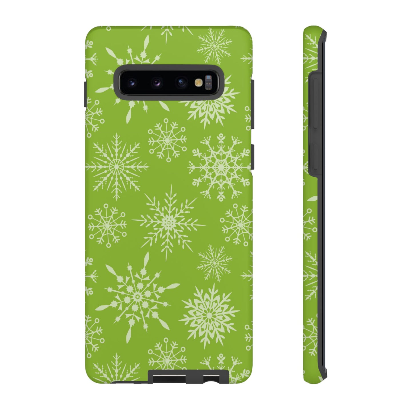 Green Snowflake Pattern – Samsung Galaxy Series Case