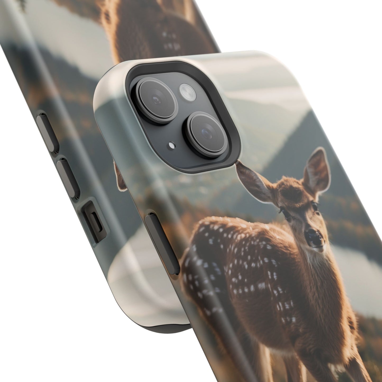 Whimsical Fawn in a Sunlit Forest MagSafe iPhone Case