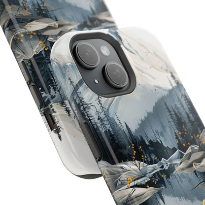 Silver Alpine Wildflower iPhone Case