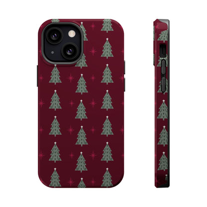 Retro Christmas Tree Pattern – MagSafe iPhone Series Case