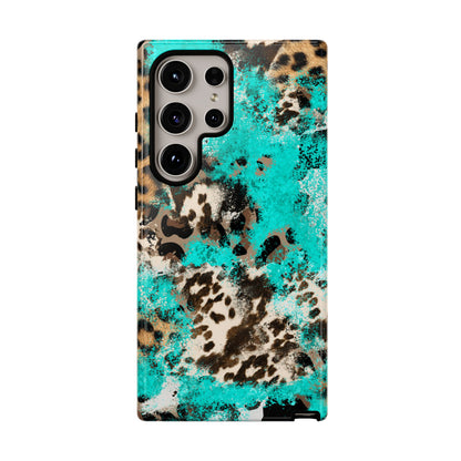 Aqua Splash Leopard - Samsung Galaxy Series Case