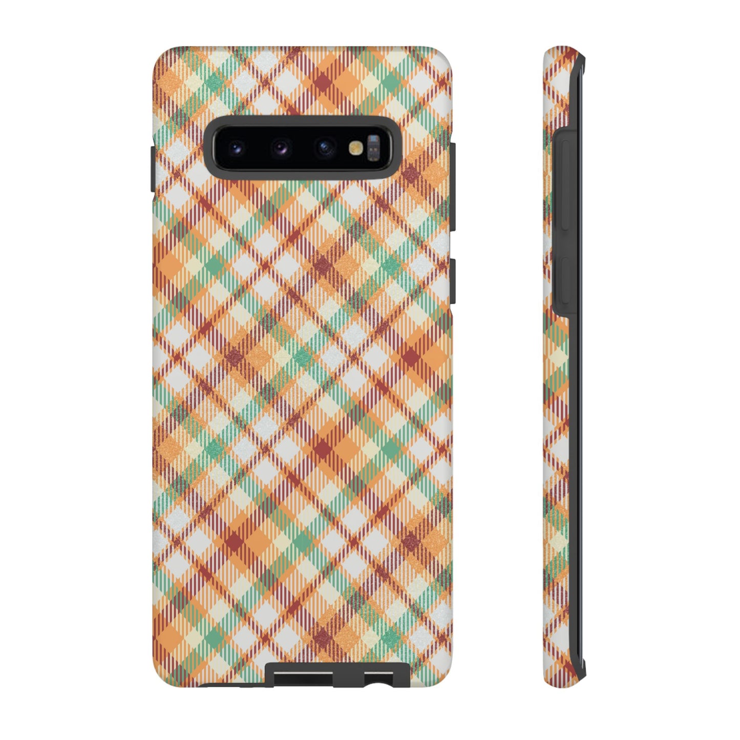 Samsung Galaxy Case - Autumn Harvest Plaid Design