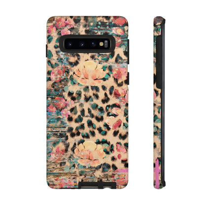 Rustic Floral Leopard - Samsung Galaxy Series Case