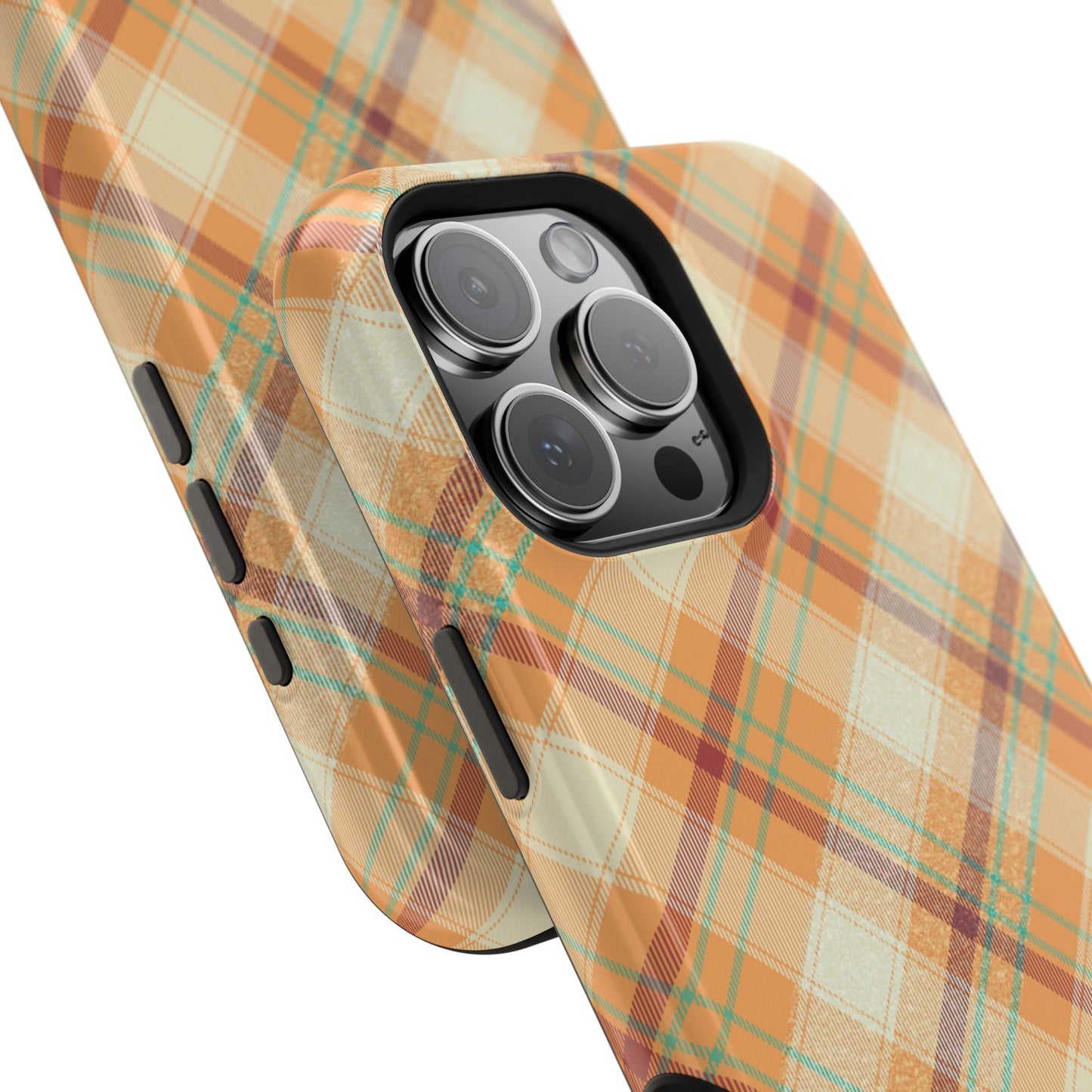 MagSafe Case - Warm Autumn Plaid Design