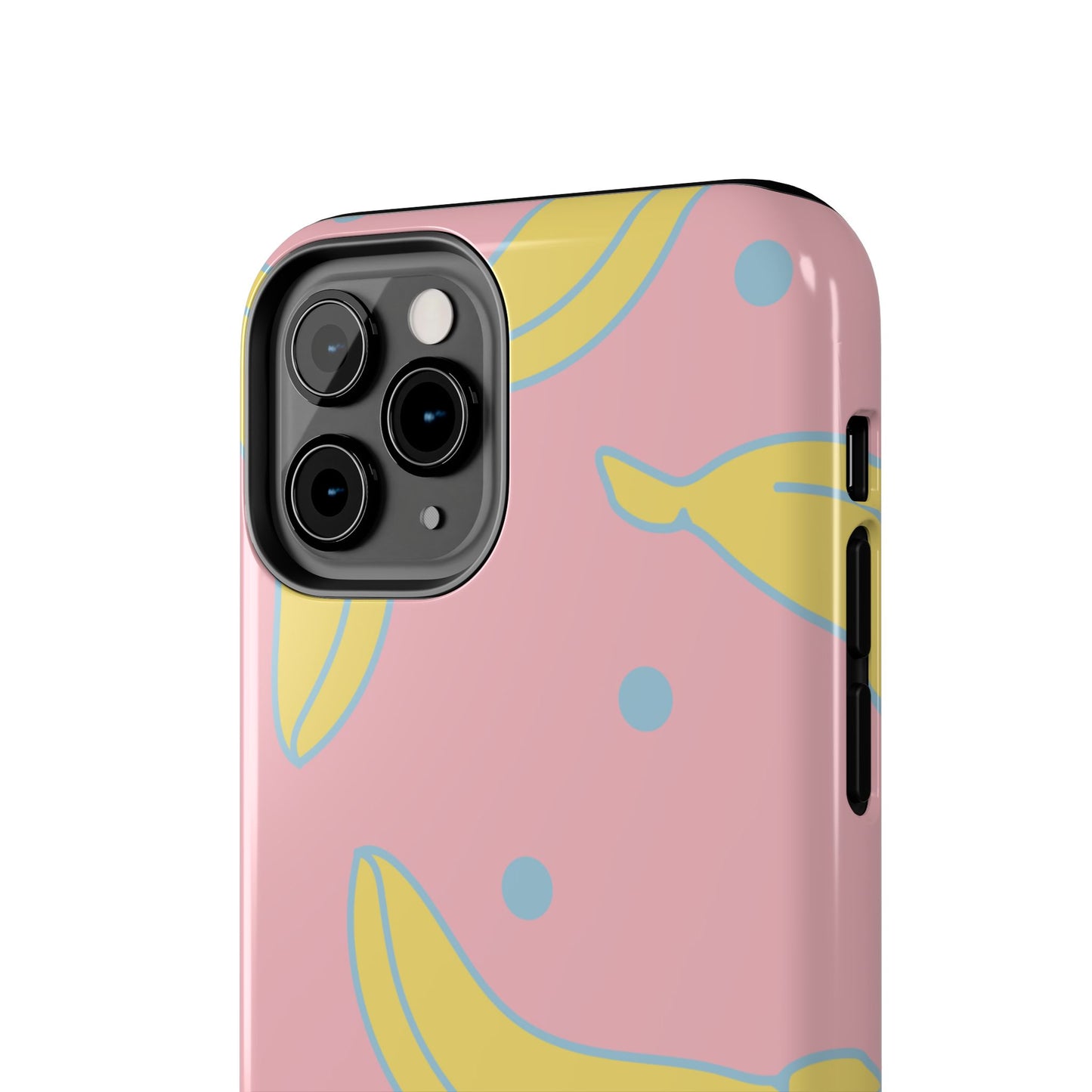 Pink Banana Pop iPhone Case – Cute Pastel Design with Fun Retro Vibe