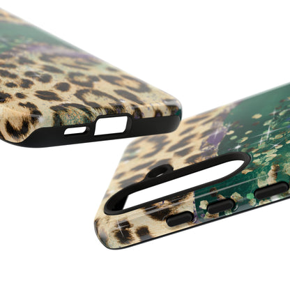 Emerald Glitter Leopard Print - iPhone Series Case