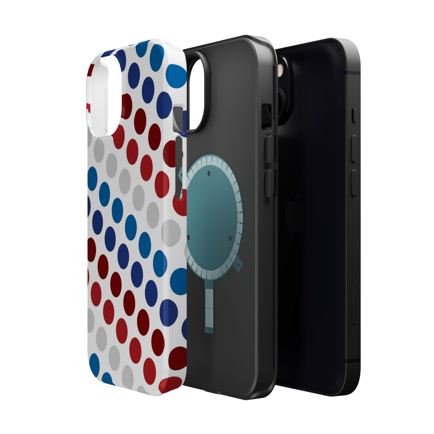 Patriotic Polka Dots - MagSafe iPhone Case