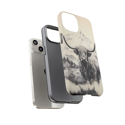 Highland Cow Western iPhone Case