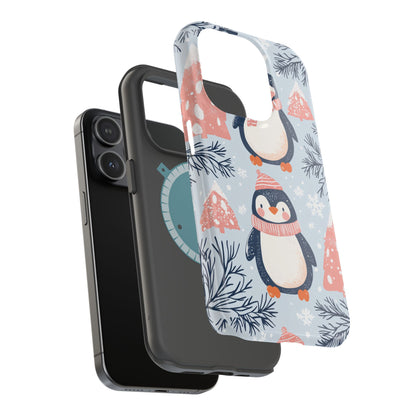 Penguin in Winter Wonderland MagSafe iPhone Case