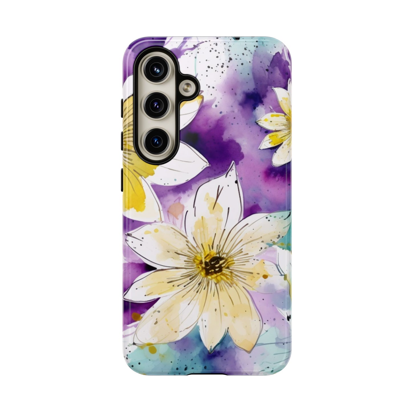 Abstract Floral Watercolor Splash - Samsung Galaxy Series Case