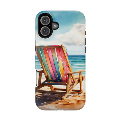 Vibrant Beach Escape MagSafe iPhone Case – Summer Vibes Design