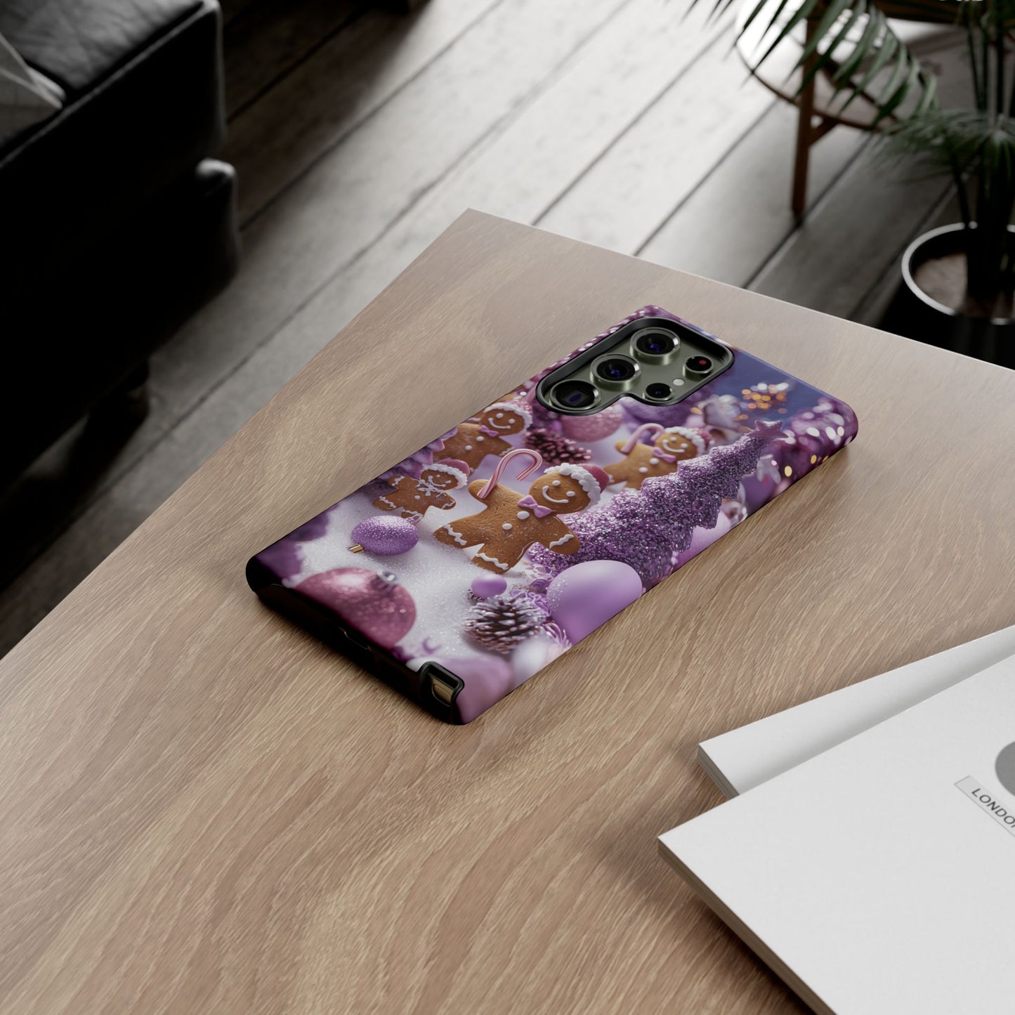 Pink Frosted Gingerbread Forest - Samsung Galaxy Series Case