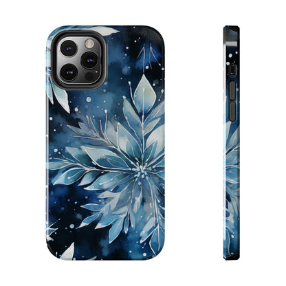 Winter’s Embrace – Blue Snowflake Samsung Galaxy Case