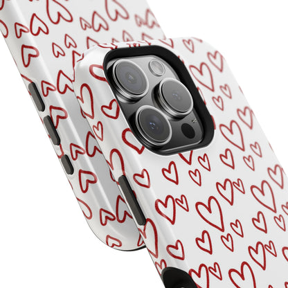 Classic Hearts MagSafe iPhone Case