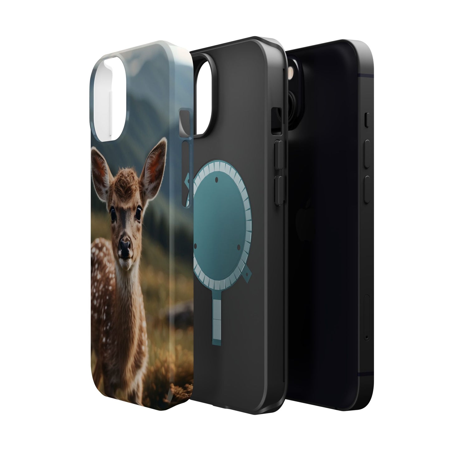 Gentle Fawn in Mountain Meadows MagSafe iPhone Case