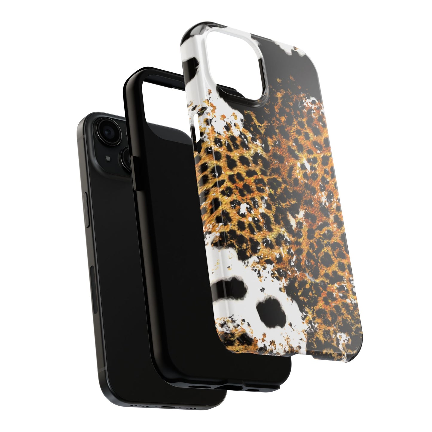 Bold Leopard Ink Splash - iPhone Series Case