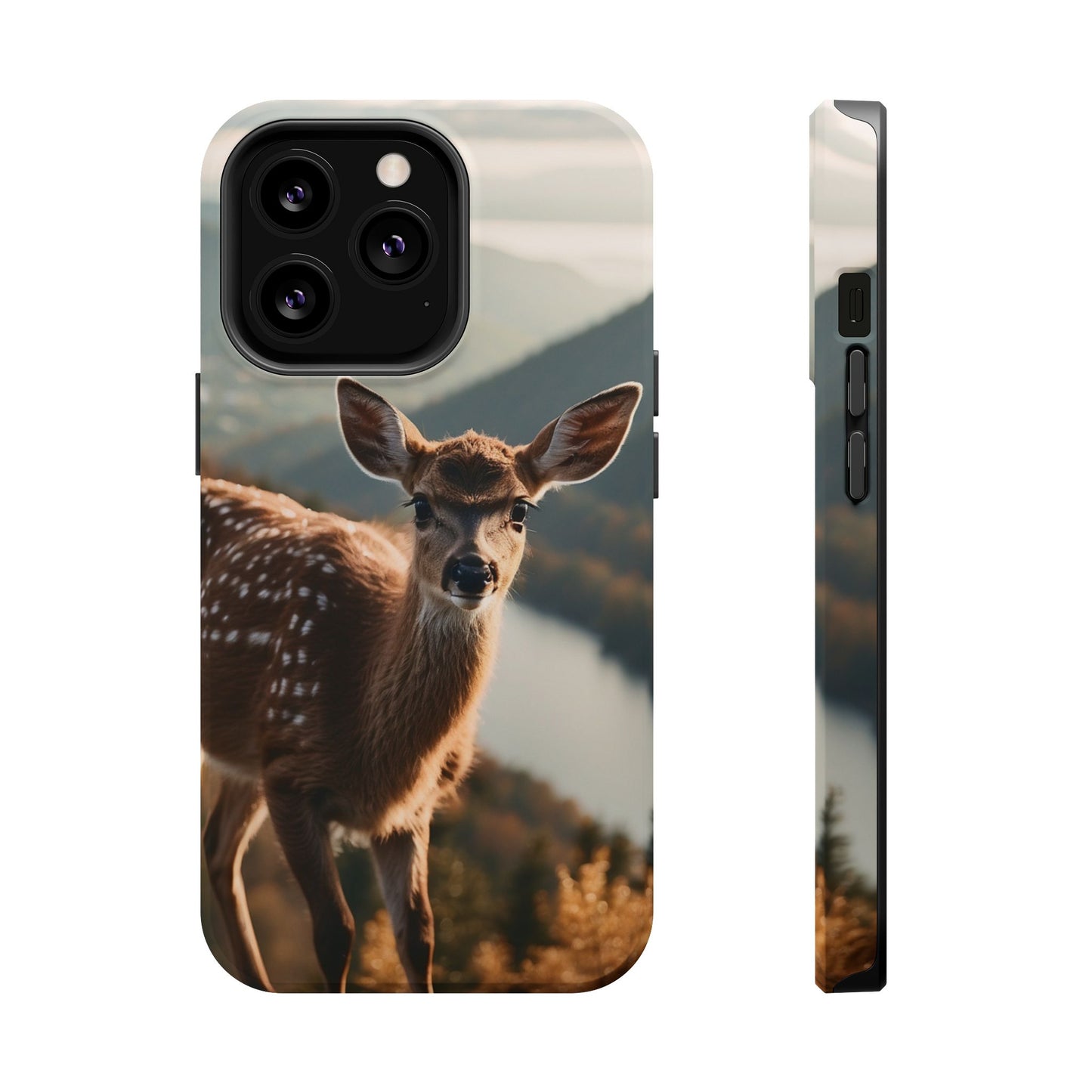 Whimsical Fawn in a Sunlit Forest MagSafe iPhone Case