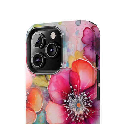 Vibrant Watercolor Floral Garden - iPhone Series Case