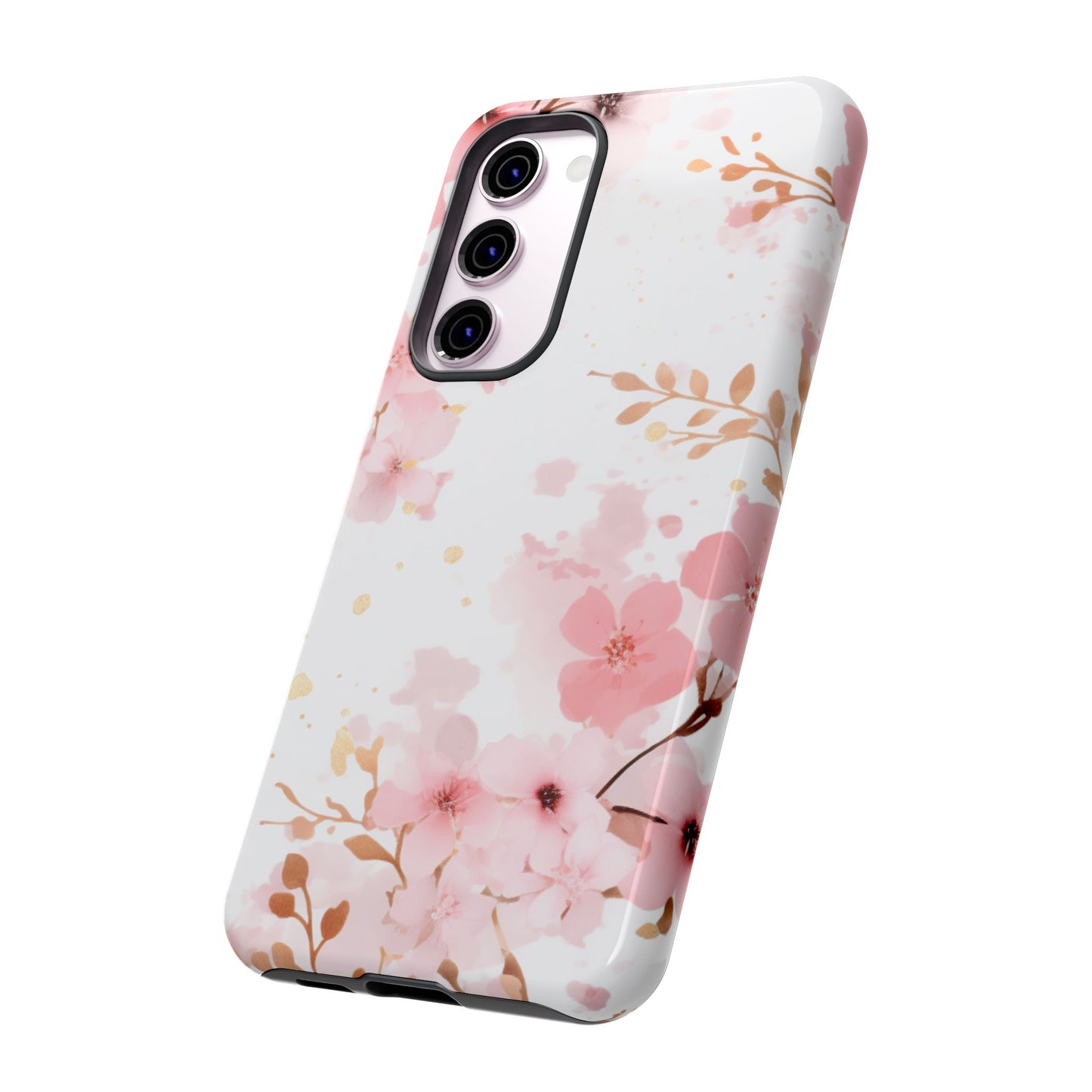 Soft Pink Cherry Blossom Samsung Galaxy Case – Elegant Floral Design