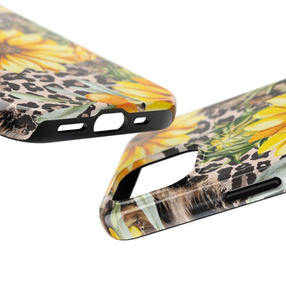 Leopard Sunflower Chic - iPhone Series Case