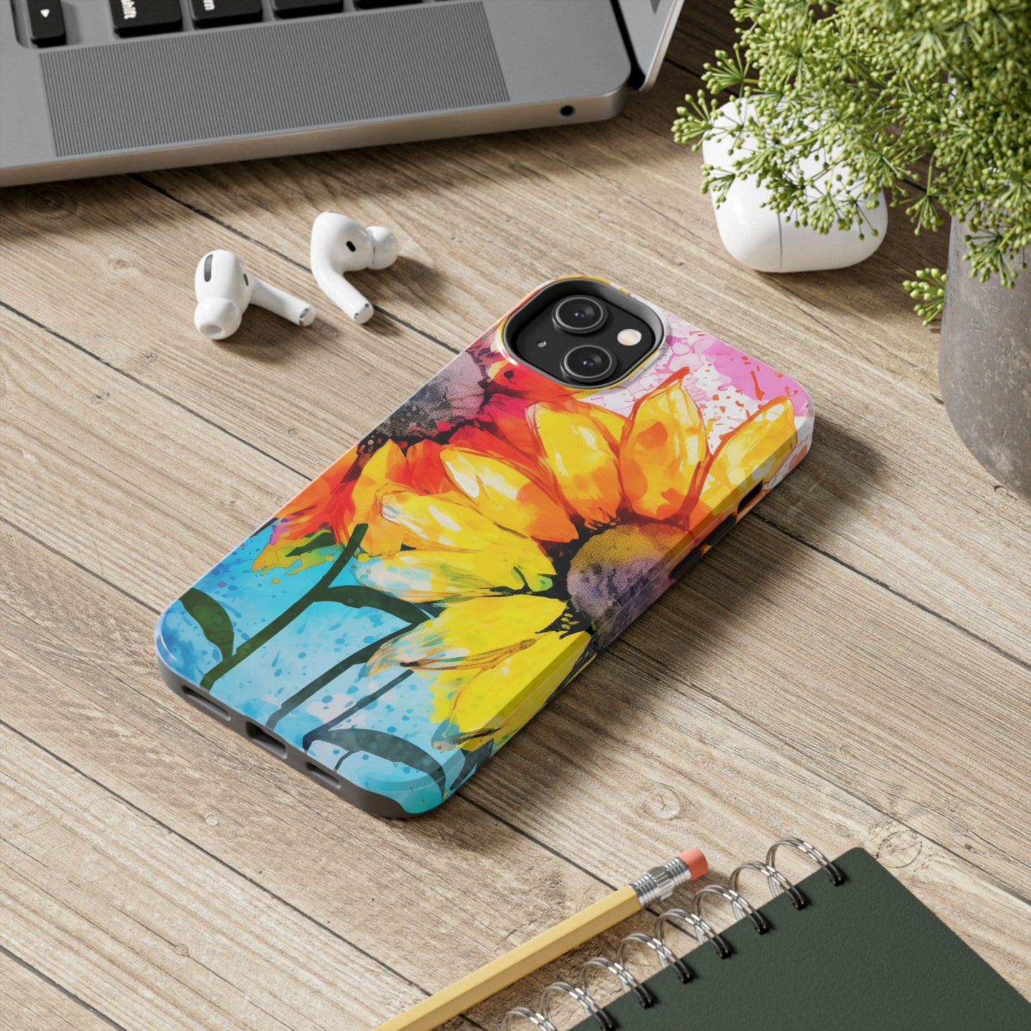 Bold Watercolor Sunflowers - iPhone Series Case