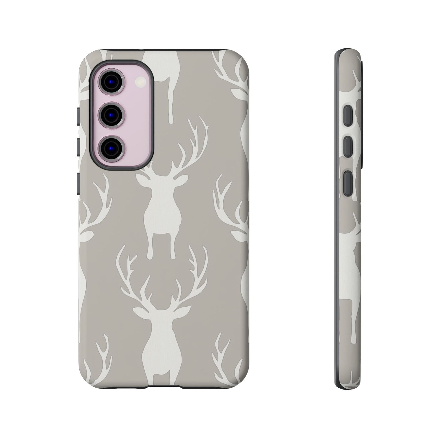 Minimalist Deer Silhouette Pattern – Samsung Galaxy Series Case