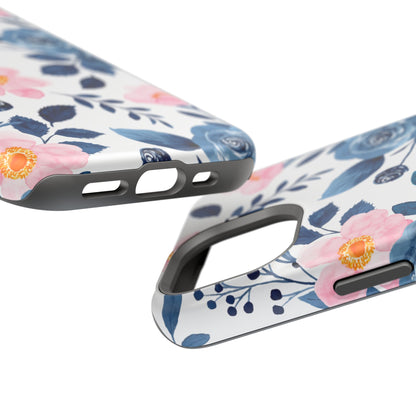 Pastel Garden Charm – MagSafe Case with Soft Watercolor Floral Print