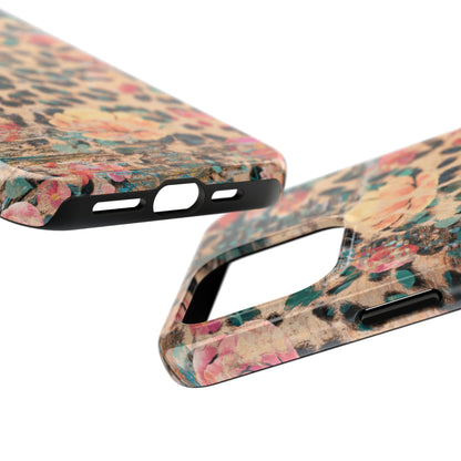 Rustic Floral Leopard - iPhone Series Case