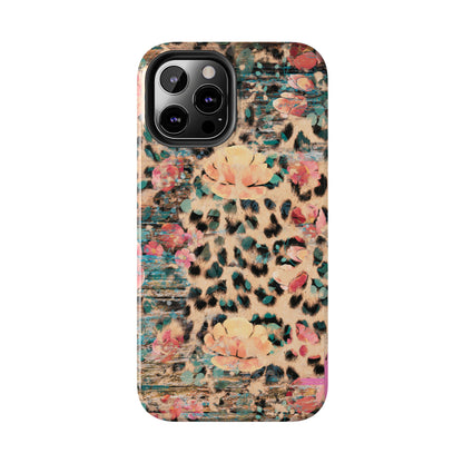 Rustic Floral Leopard - iPhone Series Case