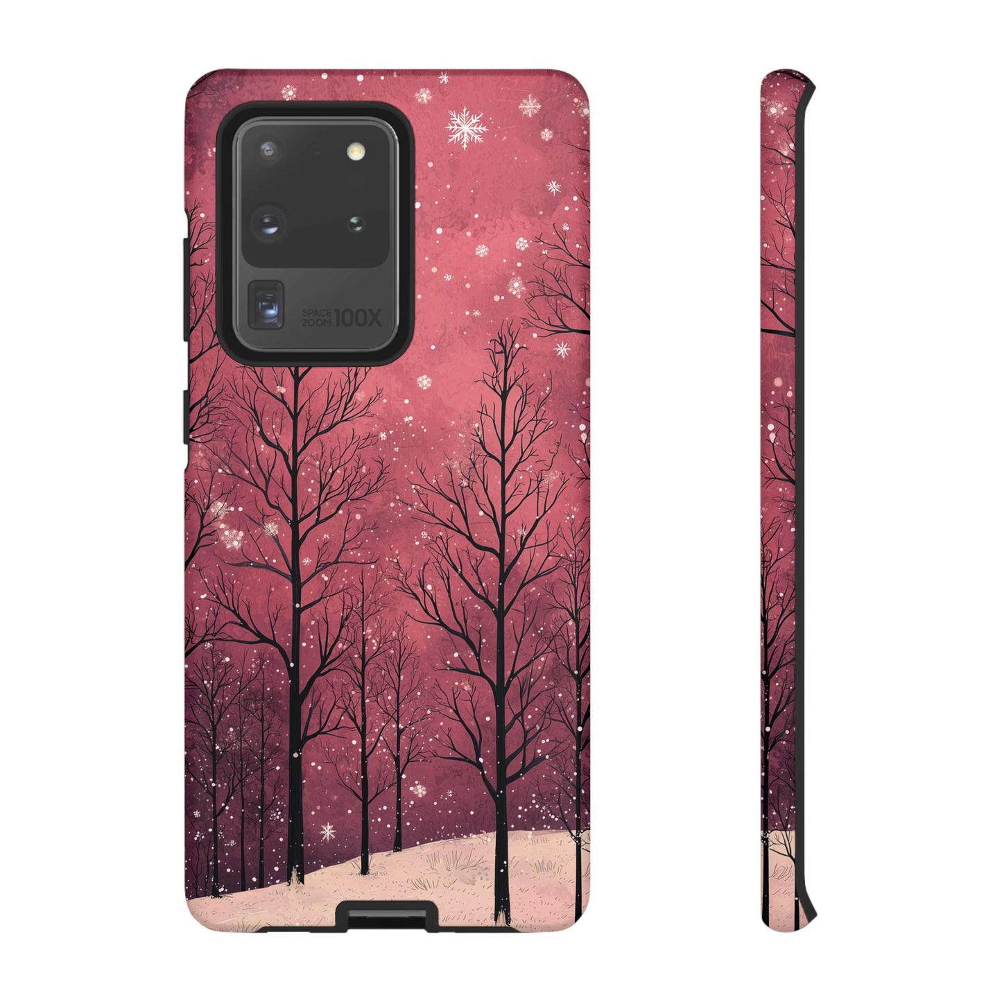 Pink Winter Twilight Forest - Samsung Galaxy Series Case