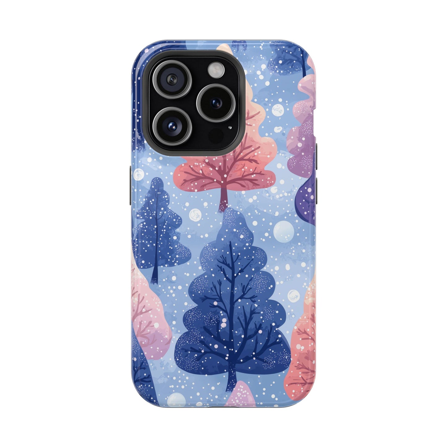 Pink & Purple Winter Wonderland - MagSafe iPhone Series Case