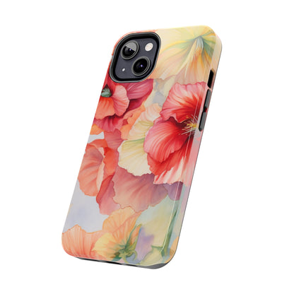 Gumamela Blush Pink Watercolor Floral – iPhone Series Case