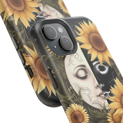 Sunflower Moon and Stars MagSafe Case – Ethereal Art