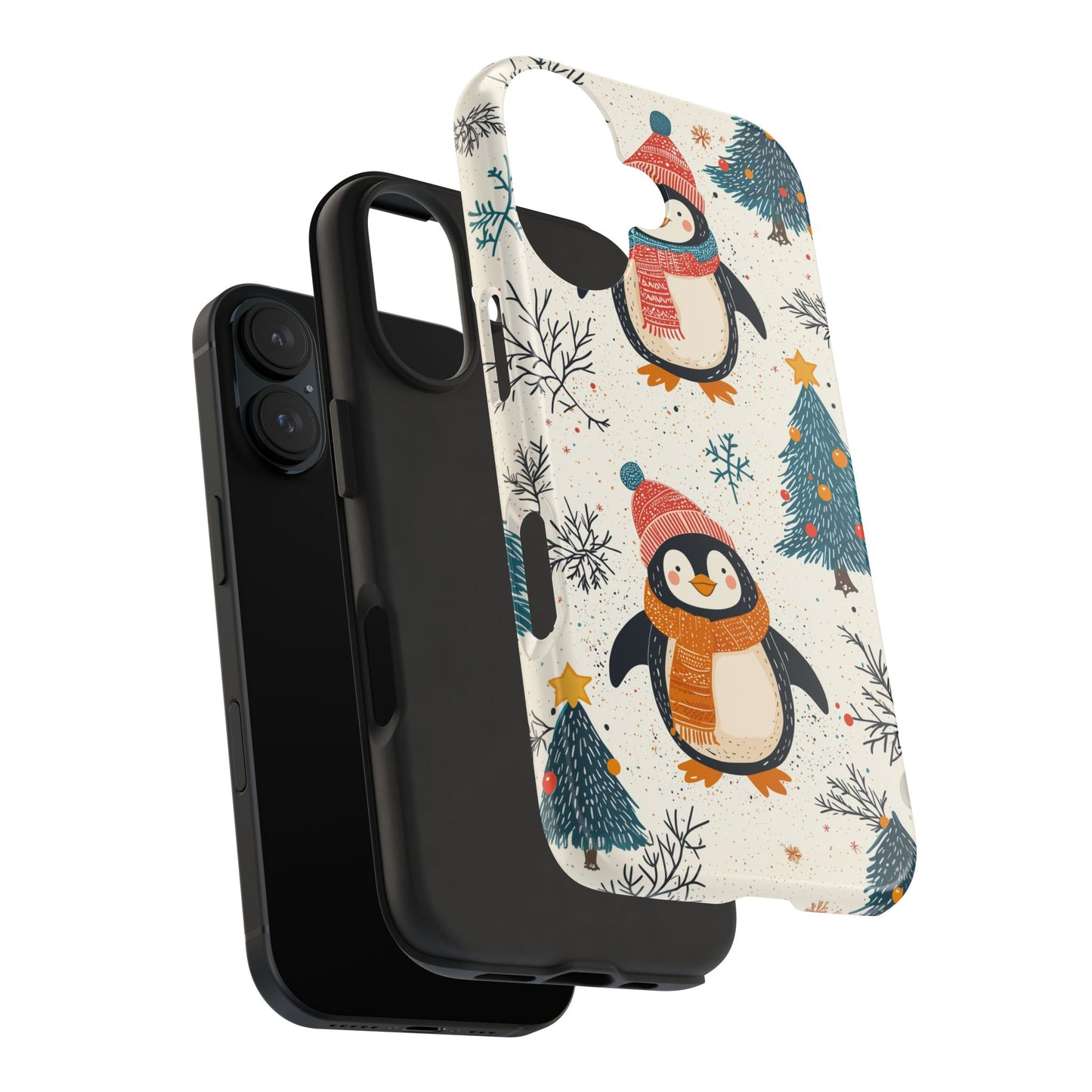 Penguin Wonderland – Snowy Christmas Cheer iPhone Case