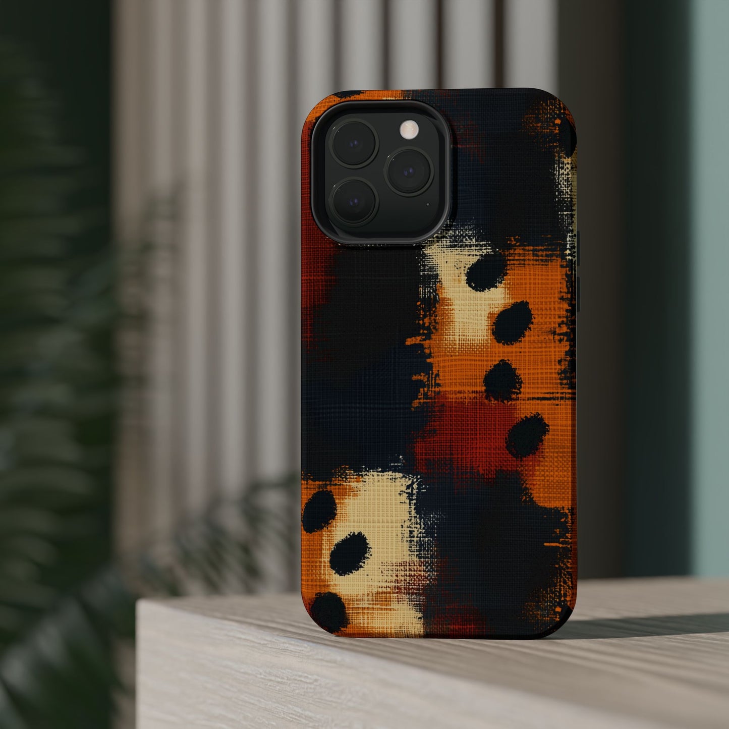 MagSafe iPhone Case: Cheetah Plaid – Wild & Bold Print