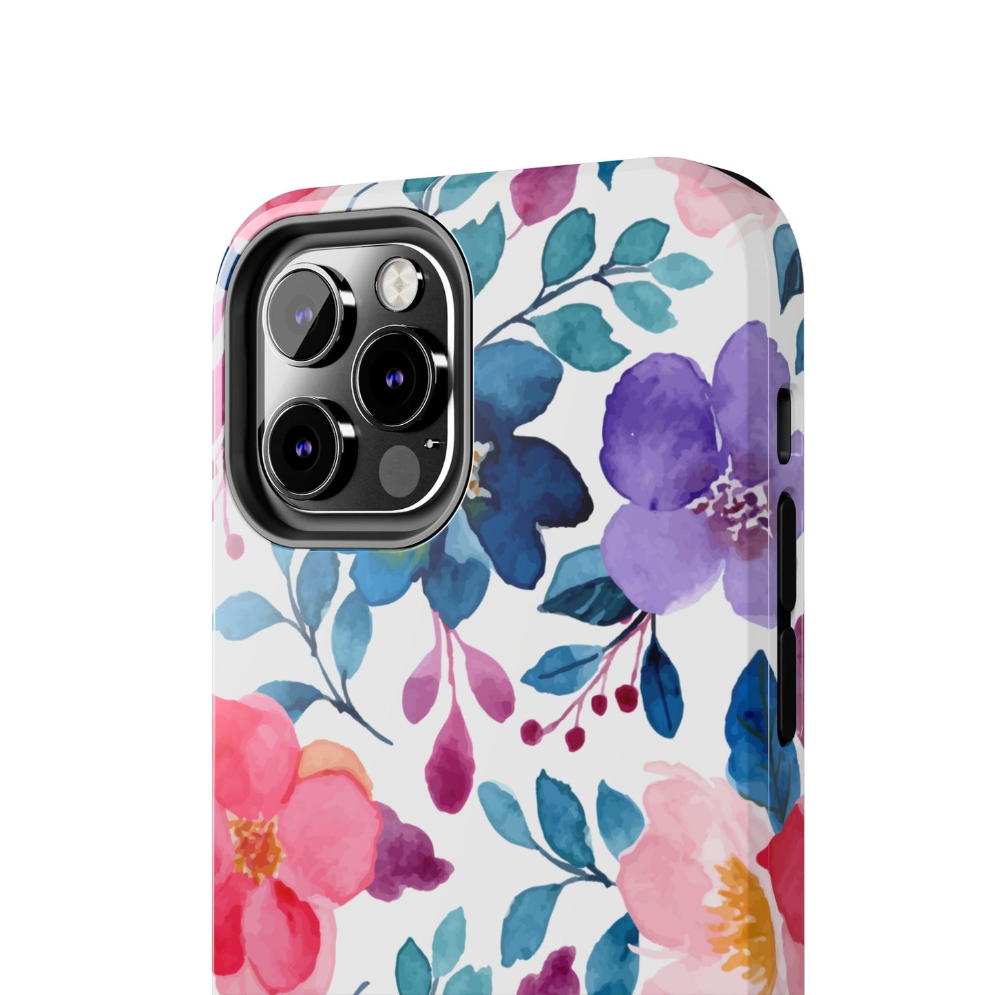 Mystic Bloom – iPhone Case with Elegant Watercolor Floral Design