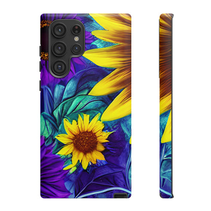 Purple & Gold Sunflower Dream - Samsung Galaxy Series Case