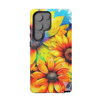 Vibrant Sunflower Splash - Samsung Galaxy Series Case